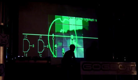 Marco Monfardini, Schnitt live at Gogbot Festival