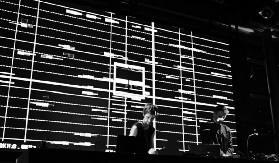 SCHNITT Marco Monfardini, Amelie Duchow, MEMORY CODE live performance at Ephil Festival Hamburg
